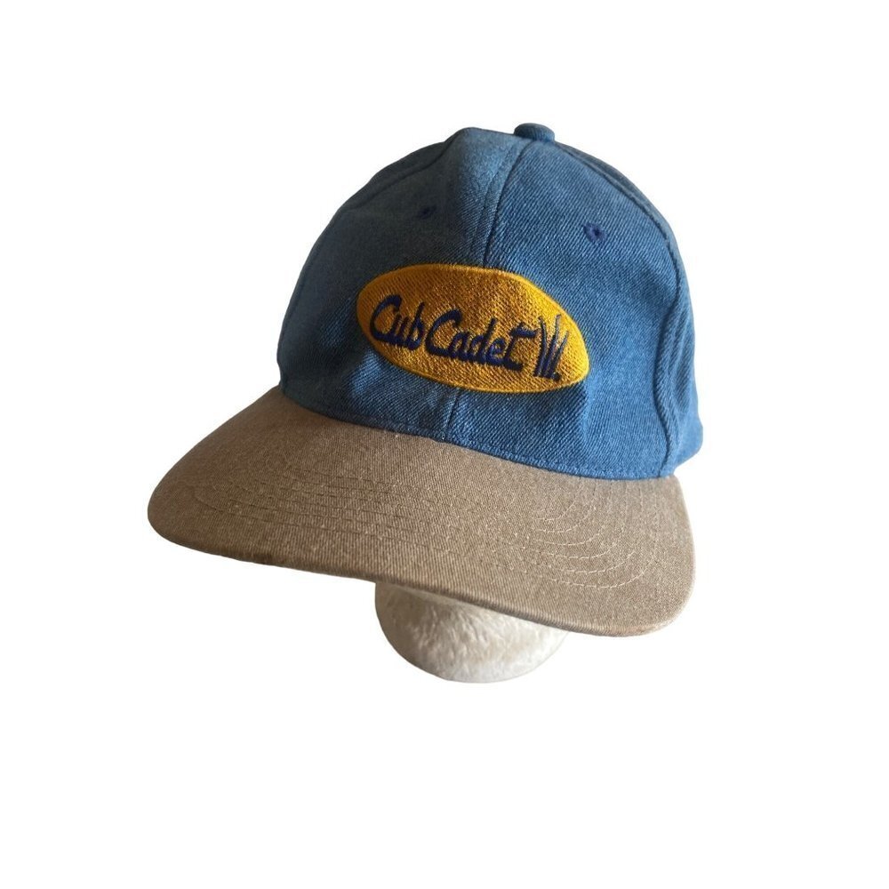Cub Cadett Denim Hat Cap‎ Adjustable Embroidered Patch